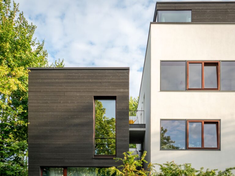 Stadthaus Berlin with extension clad in Suyaki Yakisugi
